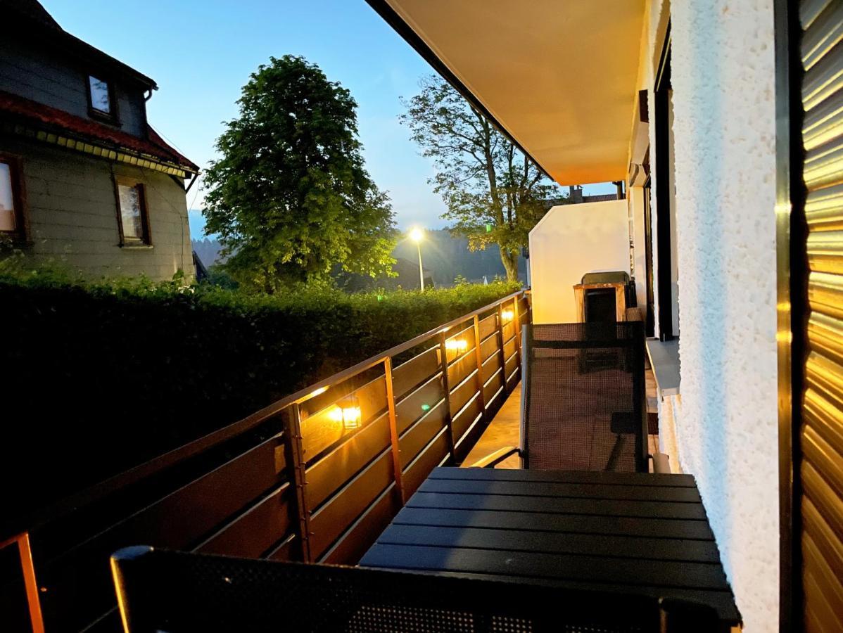 Stanma Luchspartment Ruhig Und Zentral Mit Grossem Balkon Und Kostenlosem Parkplatz Braunlage Exterior foto